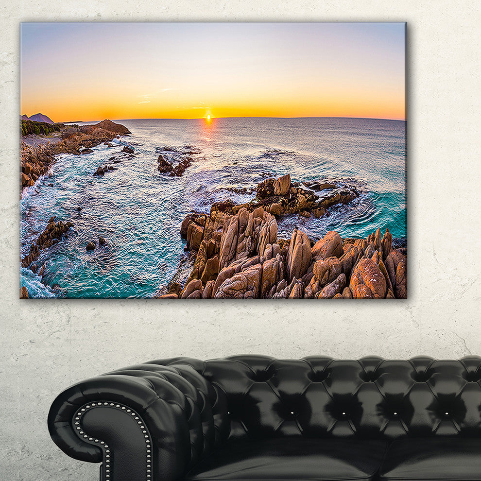 "Sunrise at Freycinet NP Beach" Canvas Print, 1 Panel