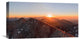 "Running On The Ridge" Stretched Canvas Giclee by Ales Krivec, 22x12"