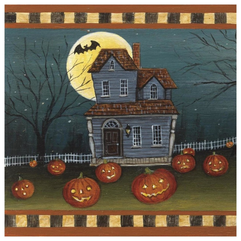 "Halloween Eve" Digital Paper Print by David Carter Brown, 38"x38"