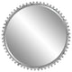 Uttermost UT-9770 Mirror from the Taza collection, Aged White