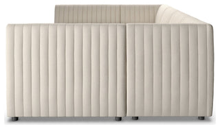 Augustine Dining Banquette U Shape 106" Capri Oatmeal