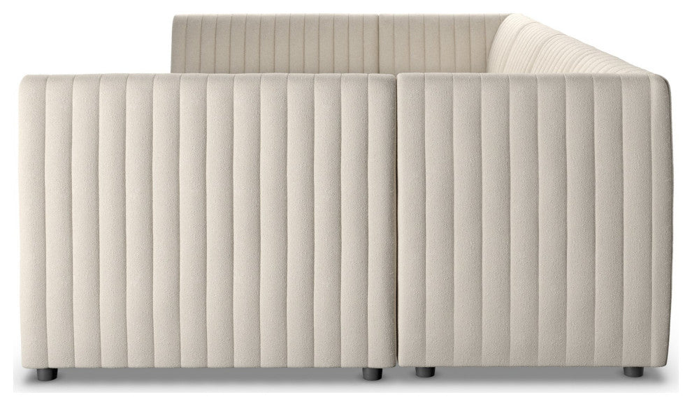 Augustine Dining Banquette U Shape 106" Capri Oatmeal