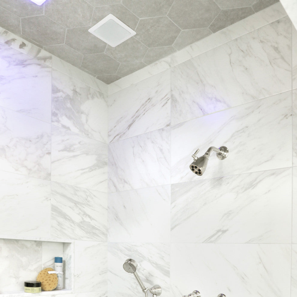 Traffic Hex Silver Porcelain Floor and Wall Tile