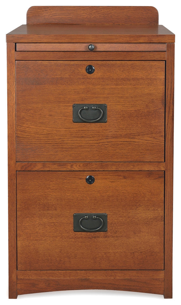 Mission Solid Oak 2-Drawer File Cabinet