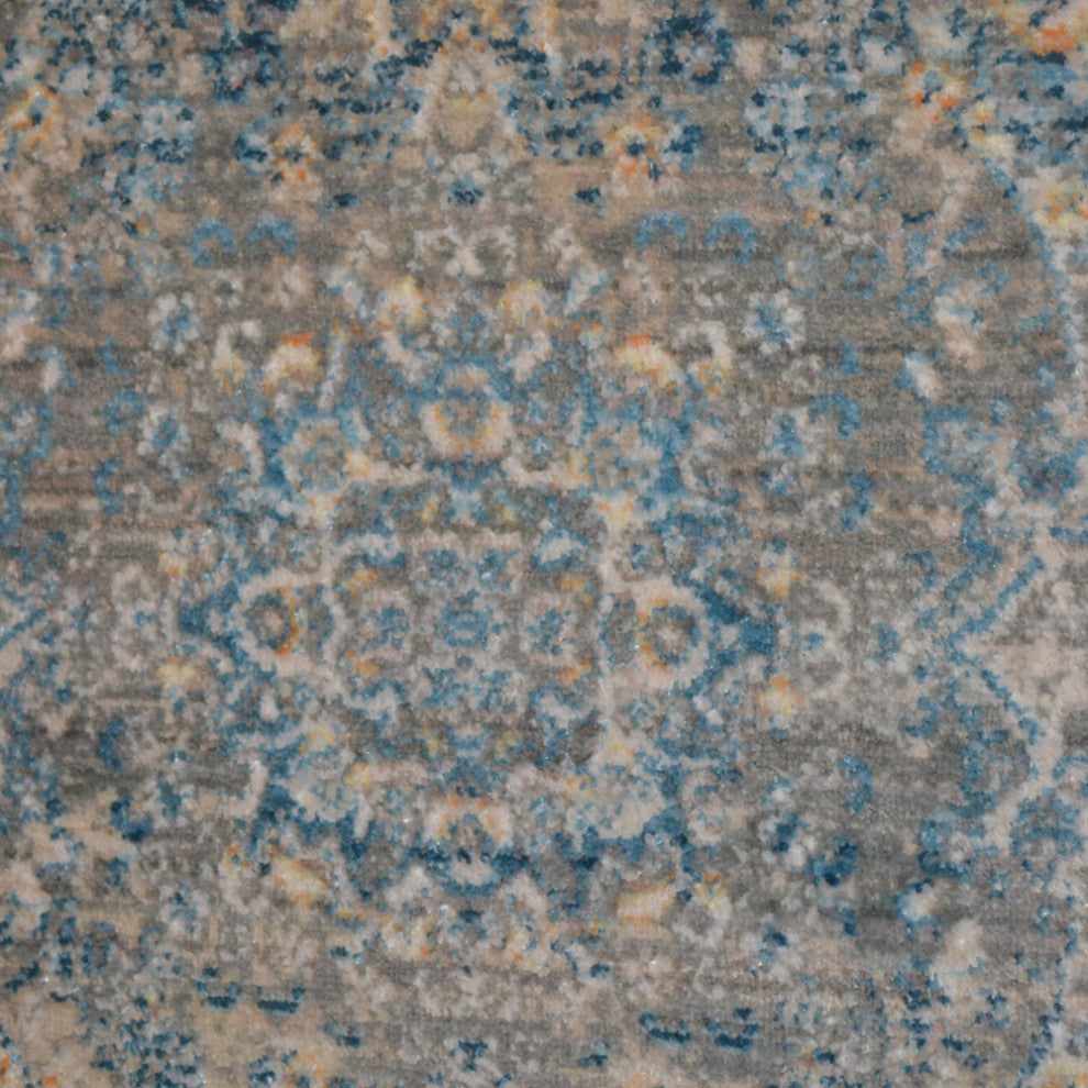 Machine Made Polyester Durable Indoor Outdoor Washable Oriental Pattern Footmat