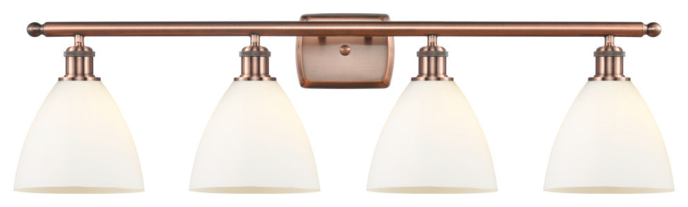 Innovations 516-4W-AC-GBD-751 4 Light Bath Vanity Light, Antique Copper