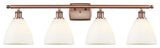 Innovations 516-4W-AC-GBD-751 4 Light Bath Vanity Light, Antique Copper