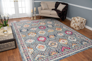 Noori Rug Low-Pile Roderick Grey/Pink Rug