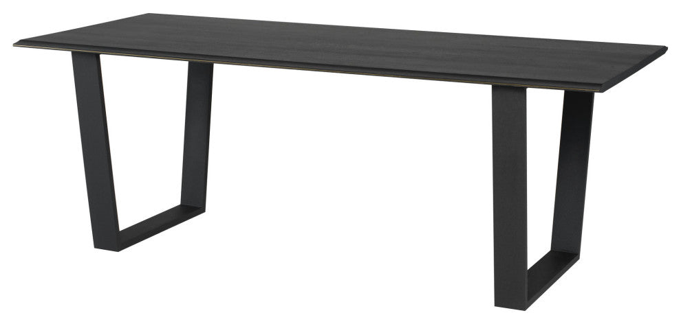 Linea Ebonized Wood Dining Table, HGSR832