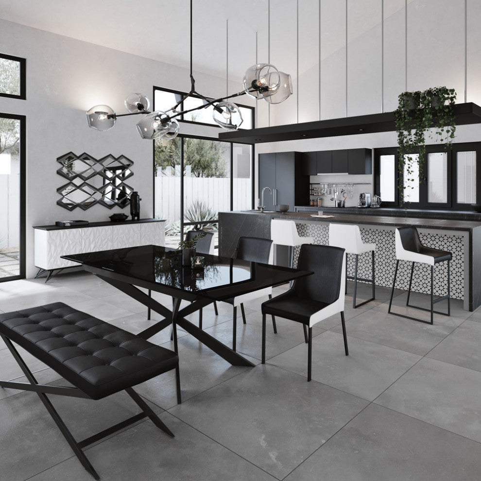 Helena Dining Chair - Black/White