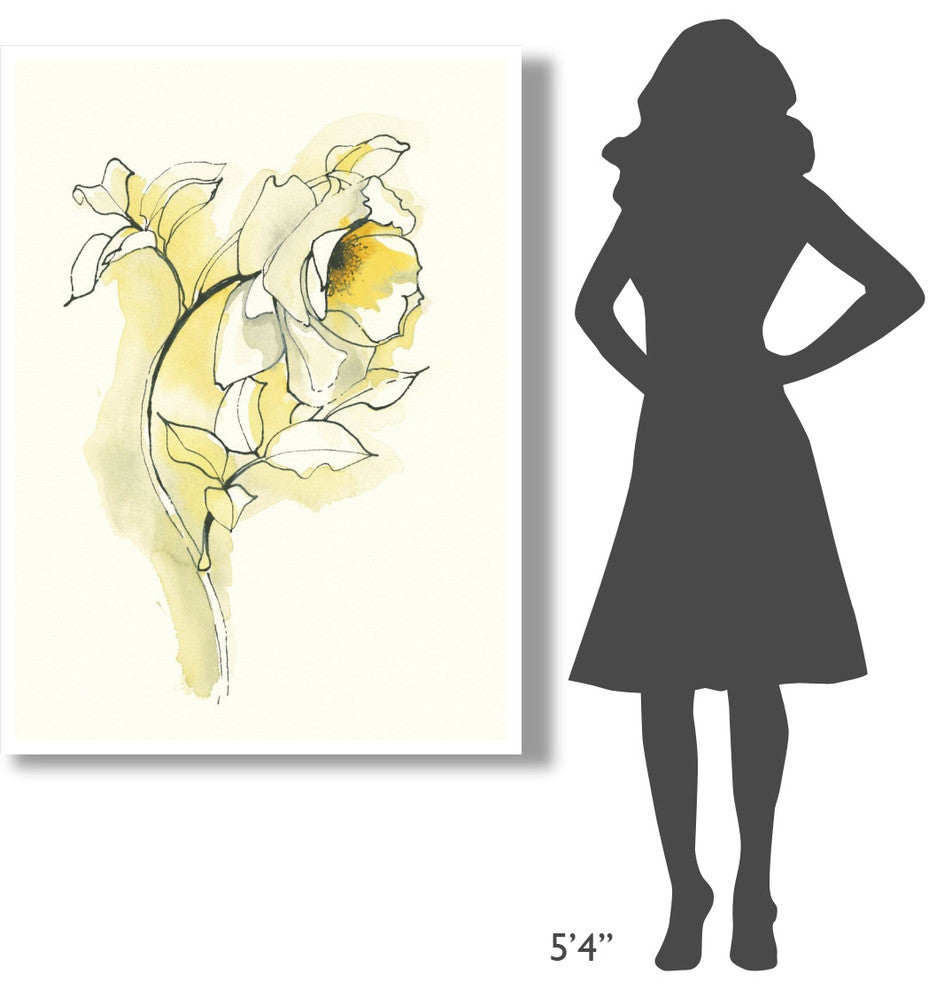 "Carols Roses III" Digital Paper Print by Shirley Novak, 38"x50"