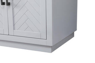 Home Living 72" Double Bathroom Vanity, Grey