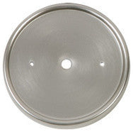 Small Cast Brass Flush Mount With Crystal Glass, Pewter