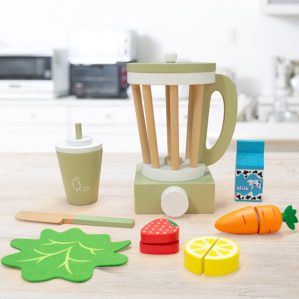 Wooden Blender play kitchen accessories