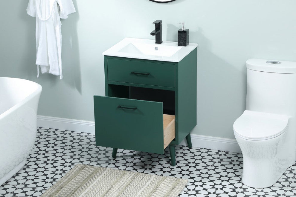 Beatrice 24" Bathroom Vanity, Green