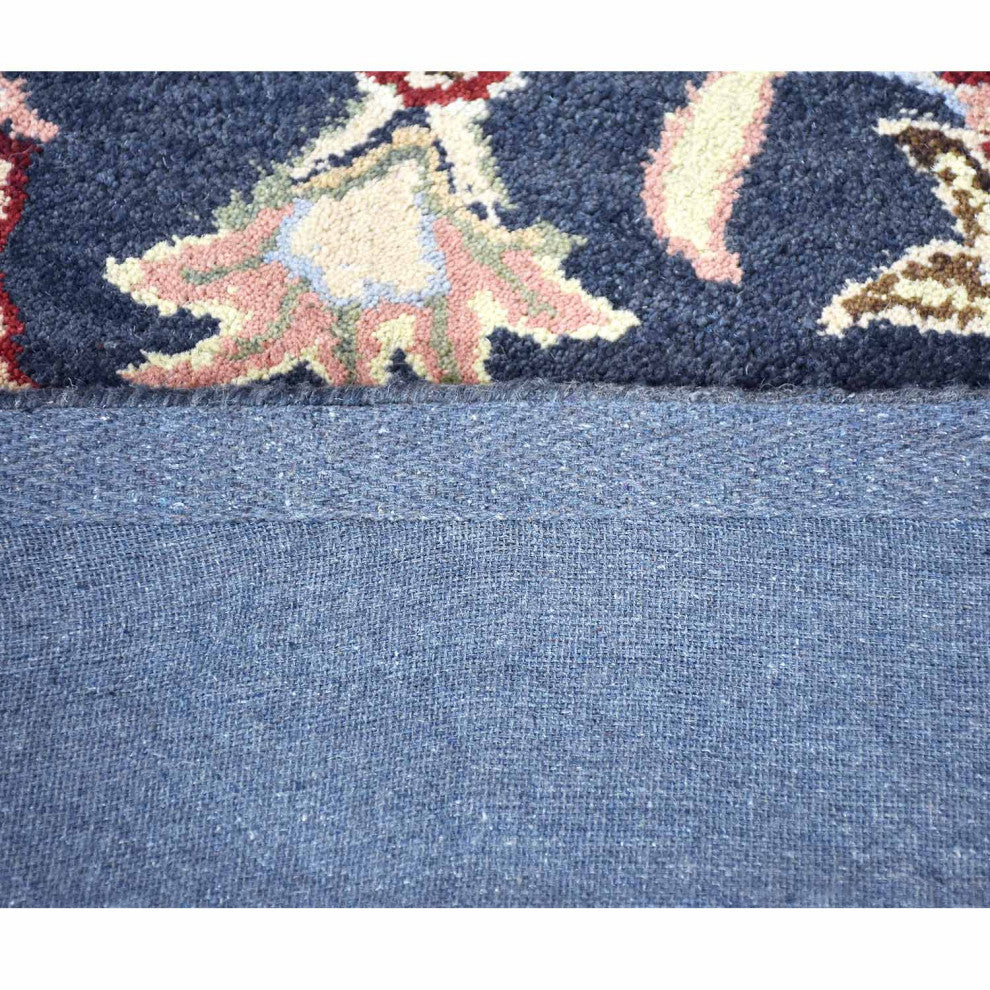 HAND TUFTED WOOL ECO-FRIENDLY AREA RUGS, Charcoal Color, Oriental Design