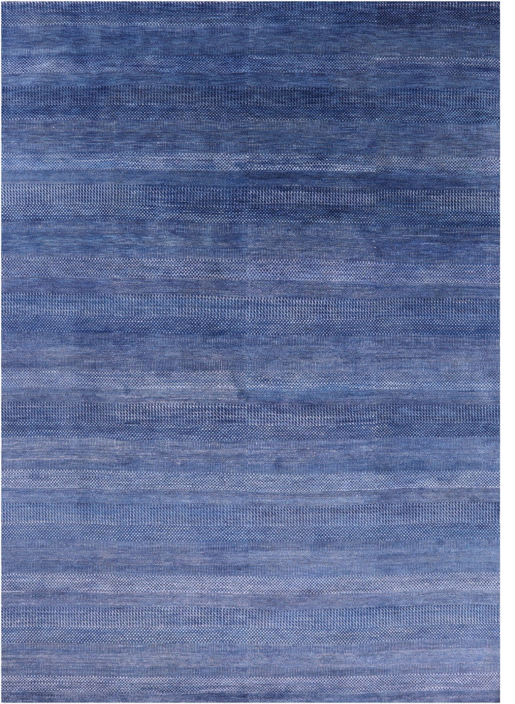 8' 11" X 12' 2" Wool and Silk Savannah Grass Handmade Rug Q11996
