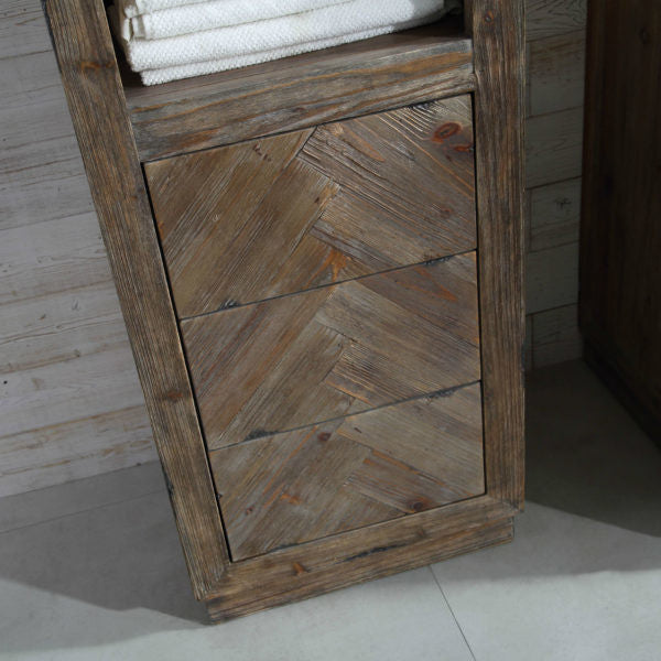 Legion Furniture Legion Furniture Side Cabinet, Rustic Brown