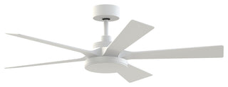TorchAire 52" Indoor/Outdoor Fan With LED Light Kit White/White Blades