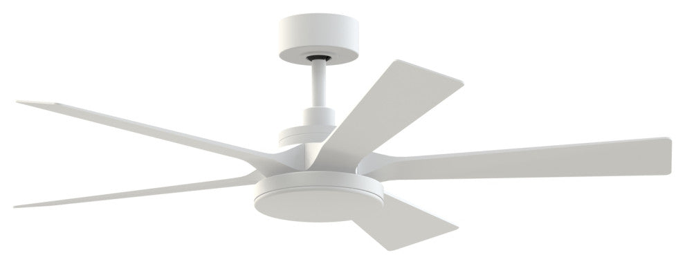 TorchAire 52" Indoor/Outdoor Fan With LED Light Kit White/White Blades