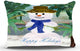 Holiday Pillow Sham, 40"x20", Snowman