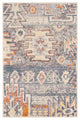 Surya New Mexico NWM-2310 6'7"x9' Rug, Denim/Khaki/Butter/Rose/Gray/Pink/Purple
