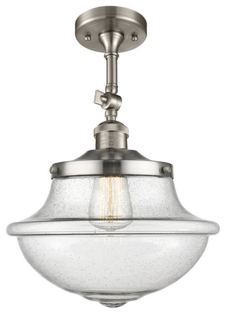 Oxford Semi-Flush Mount, Brushed Nickel, Seedy