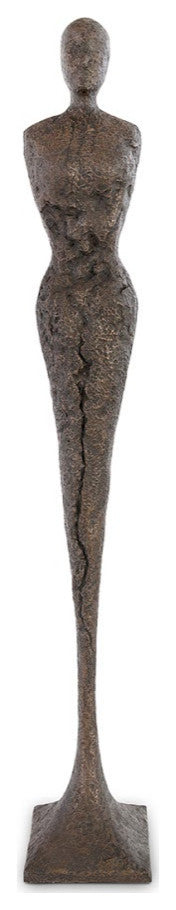Skinny Chiseled Female, Bronze