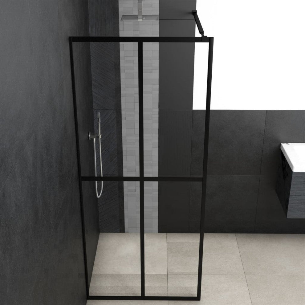 Vidaxl Walk-In Shower Screen Tempered Glass 46.5"x74.8"
