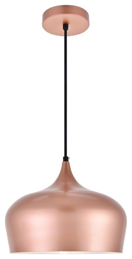 Nicholas 1-Light Honey Gold Pendant