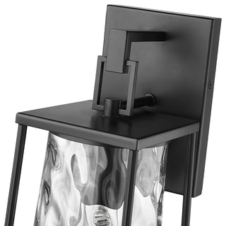 Dutton 1 Light 16" Tall Powder Coated Black Outdoor