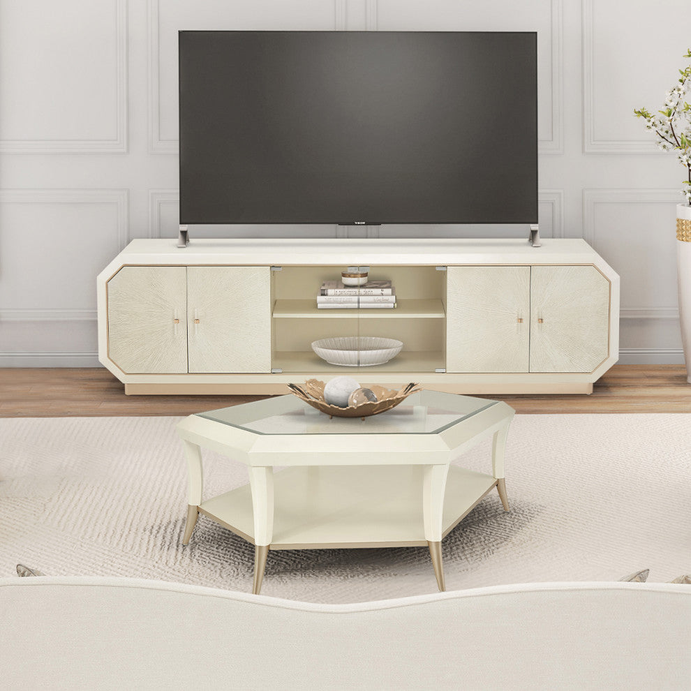 La Rachelle Cocktail Table - Medium Champagne