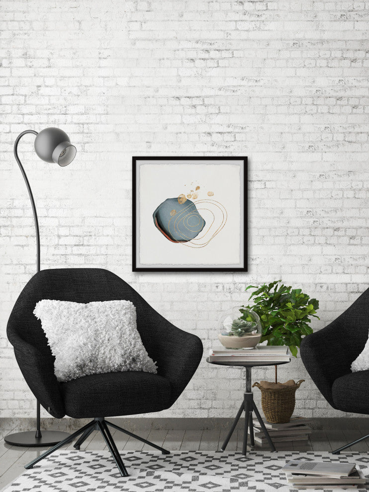 "Out of Orbit" Framed Painting Print, 32x32