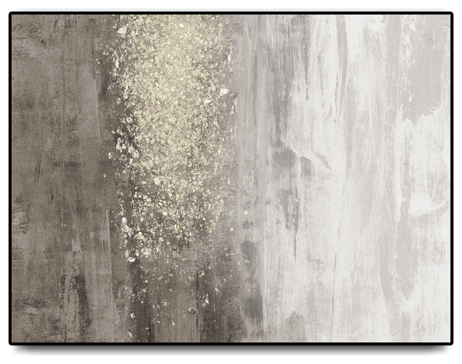 "Glitter Rain II" Oversized Framed Canvas, 60" x 40"
