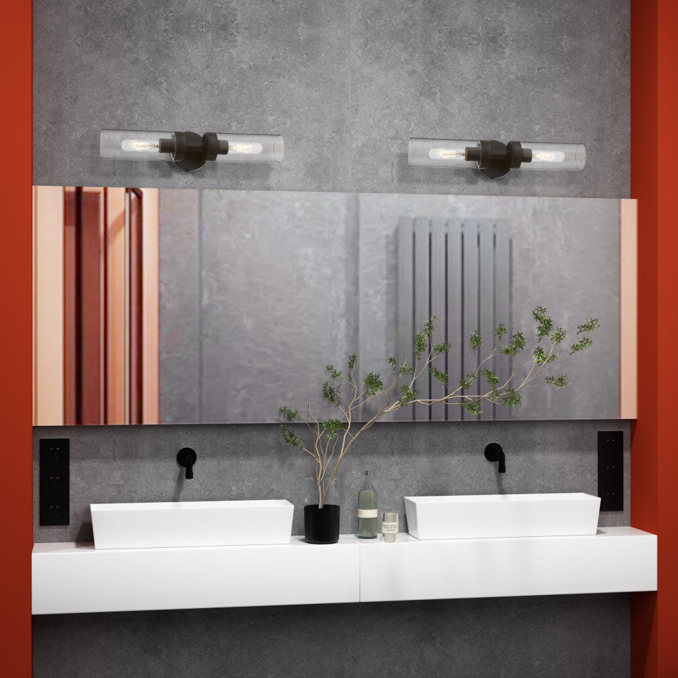 Ludlow 2 Light Bronze ADA Vanity Sconce