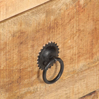 vidaXL Sideboard Buffet Cabinet with Storage for Kitchen Rough Mango Wood