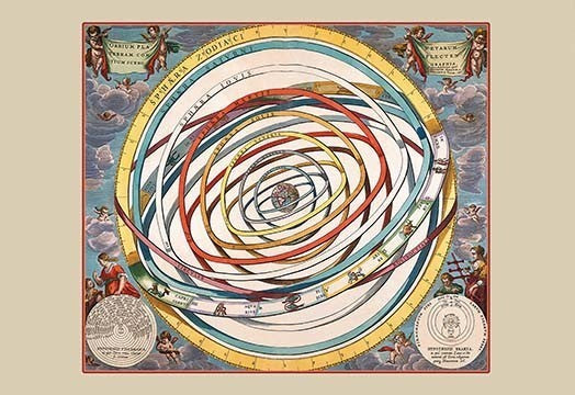 Orbium Planetarum Terram - Fine Art Giclee Print 24" x 36"