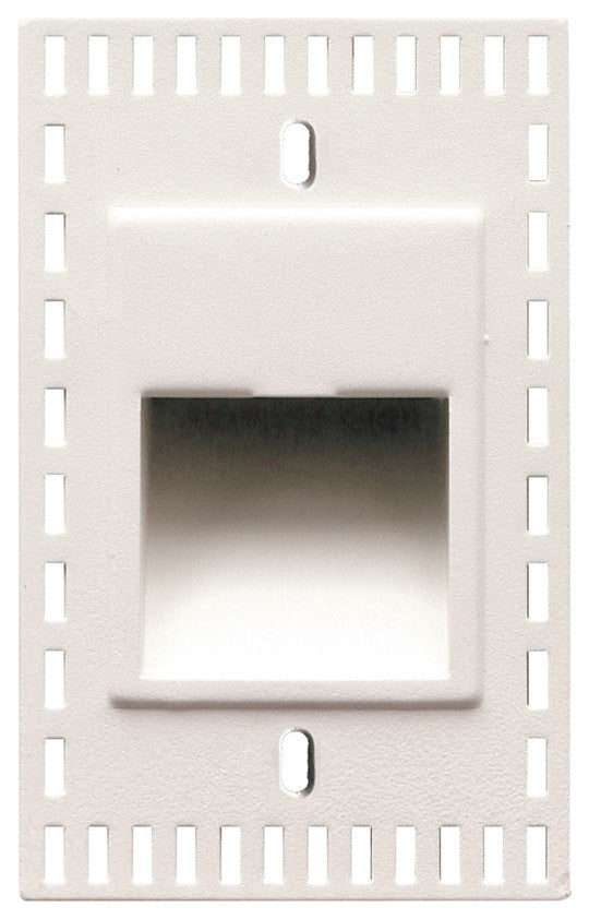 WAC Lighting LEDme Vertical Trimless Step and Wall Light, White