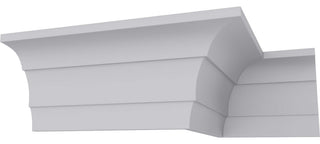 4 3/4"Hx3 1/2"Px96 1/8"L, 5 7/8" Repeat, Adonis Crown Moulding