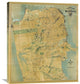 "The "Chevalier" Map of San Francisco" Artwork, 26"x30"