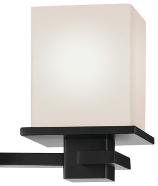 6.5" 1-Light Wall Sconce With Satin Etched Cased Opal Glass