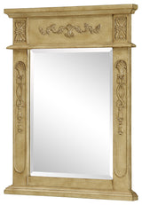 22"x28" Vanity Mirror, Antique Beige, Antique Beige