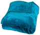 Heavy Plush Mink Blanket, Aqua