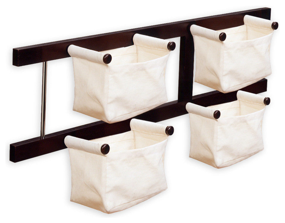 Winsome Wood Magazine Rack, Espresso