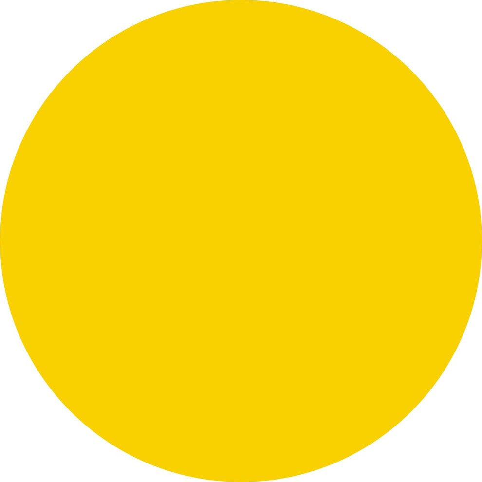 Dots Pattern Wall Decal, 4", Mustard