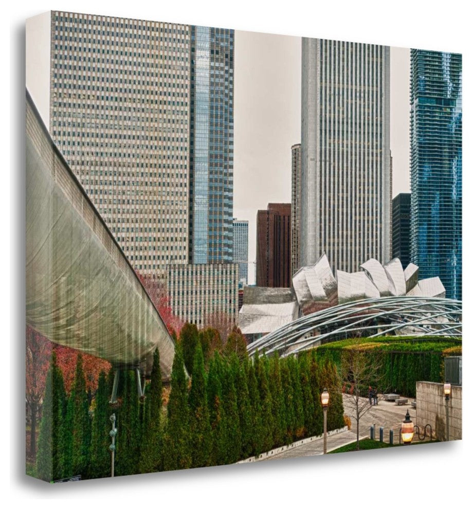 "Chicago 350" By Jessica Levant, Giclee Print on Gallery Wrap Canvas