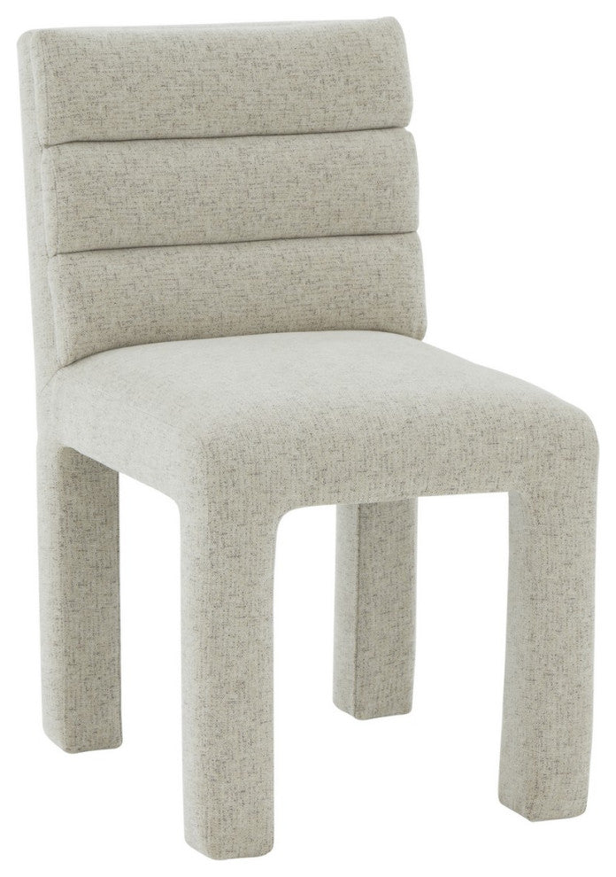 Safavieh Couture Pietro Tufted Dining Chiar, Taupe