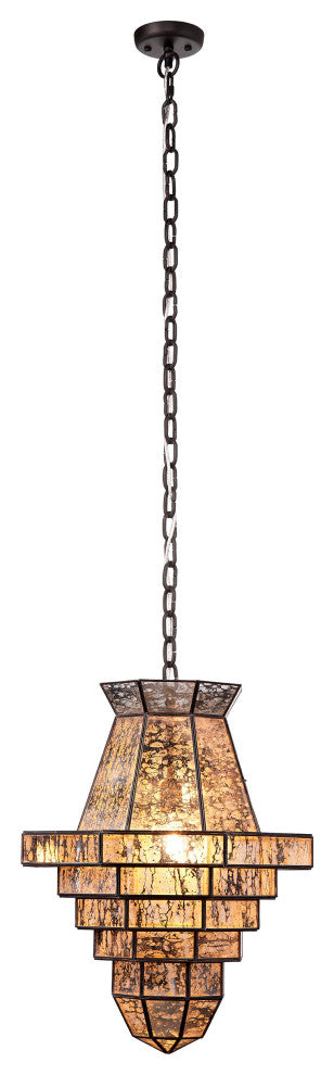 Imperial 1-Light Glass and Metal Pendant