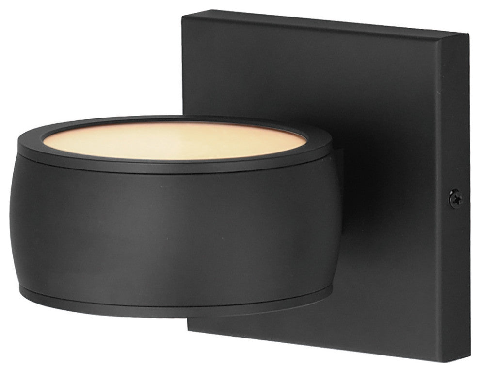 Black LED Outdoor Wall Sconce from the Modular Collection