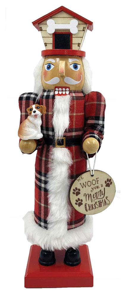14" Dog Lover Nutcracker